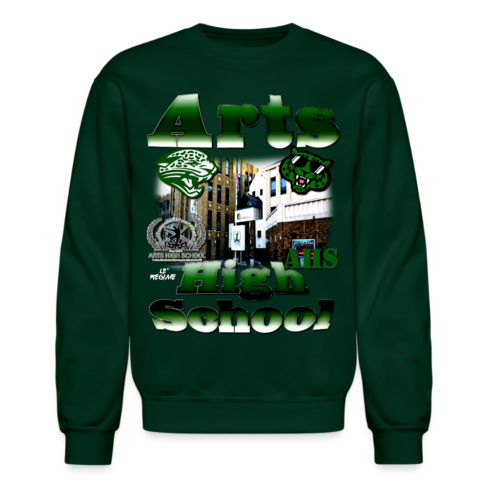 Arts High "School Spirit" Sweatshirt - forest green