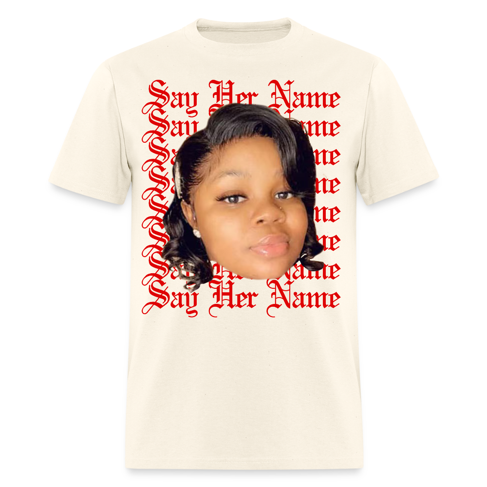 Breonna Taylor x Say Her Name Tee - sweet cream heather