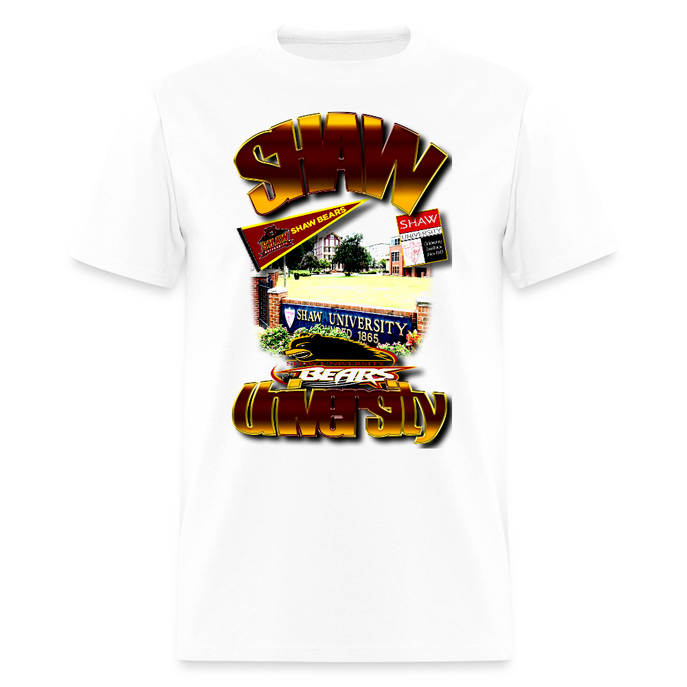 Shaw University Tee - white