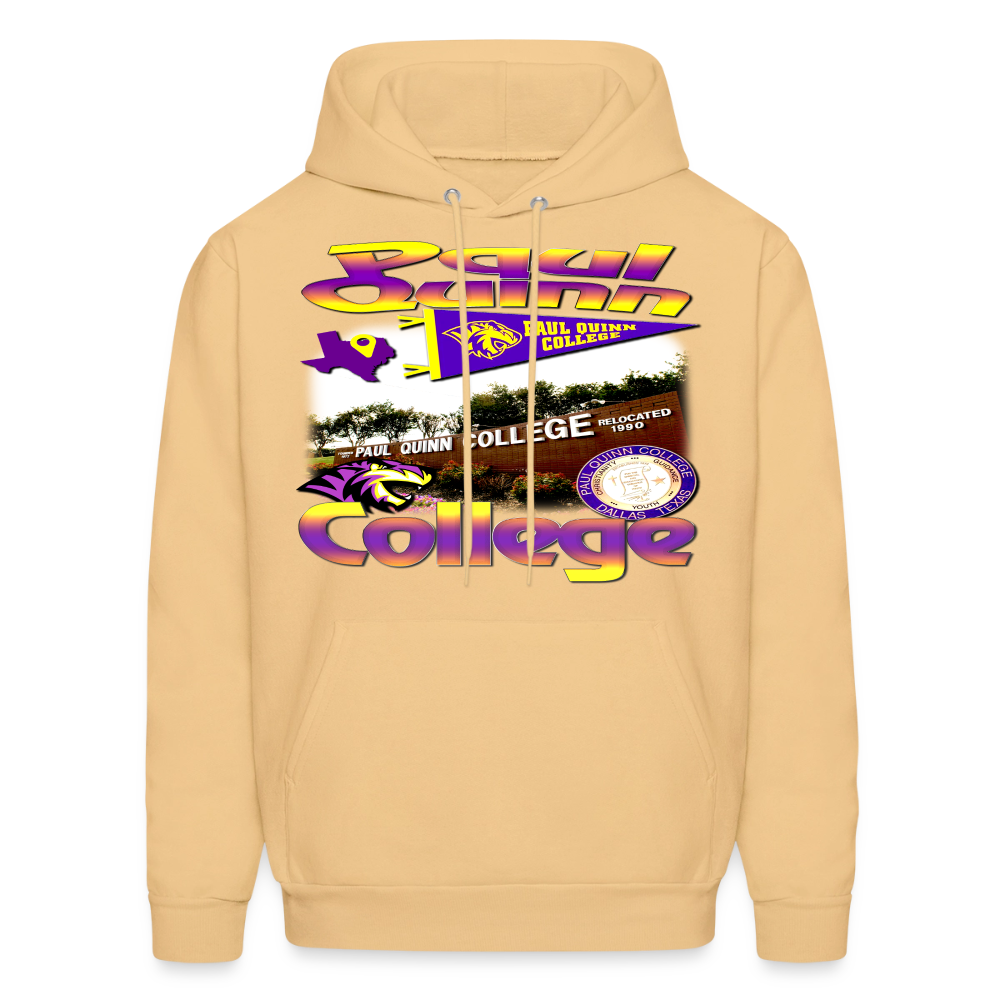 Paul Quinn College Hoodie - light gold 