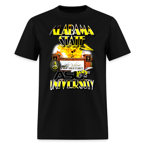Alabama State Tee - black