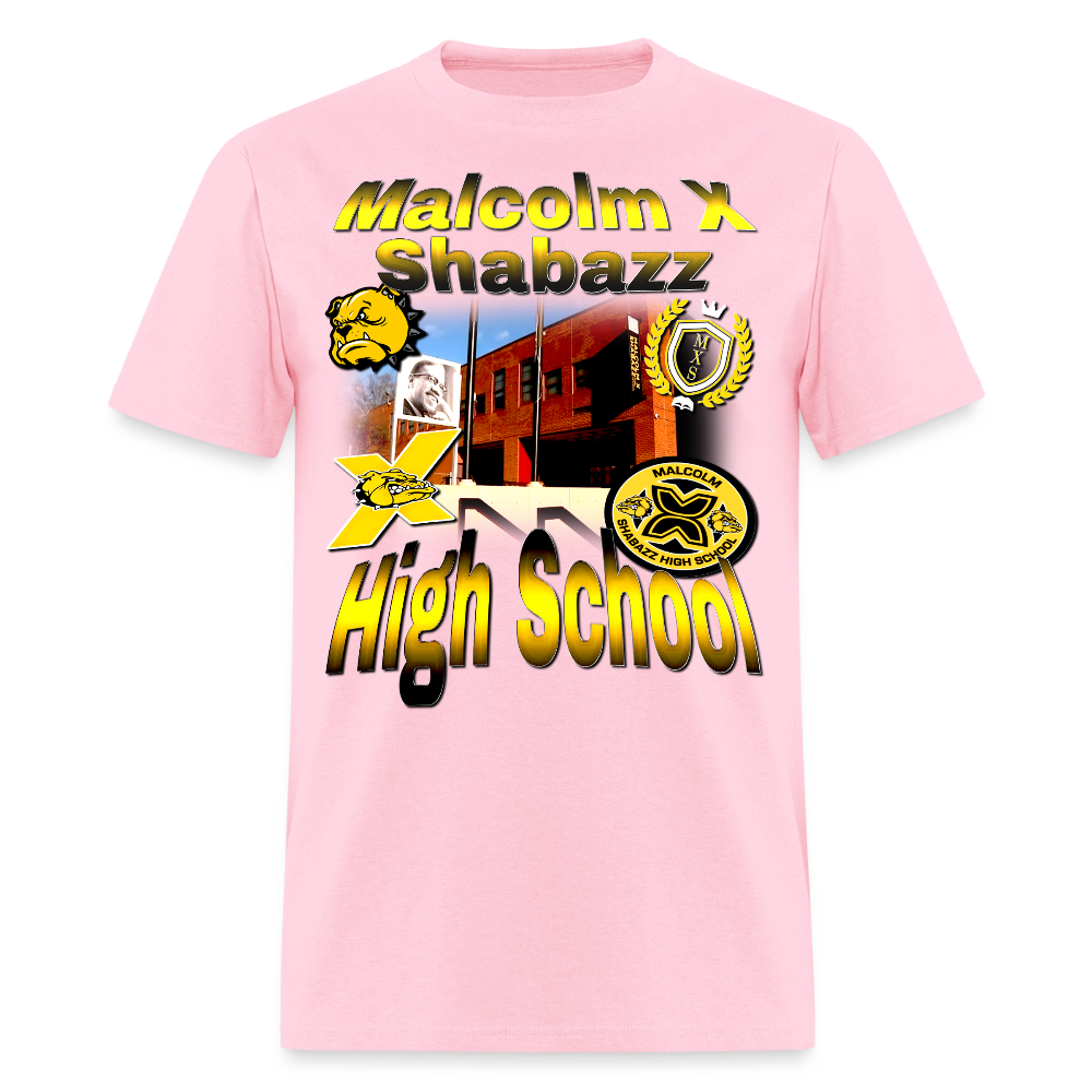 Malcolm X Shabazz High School T-Shirt - pink