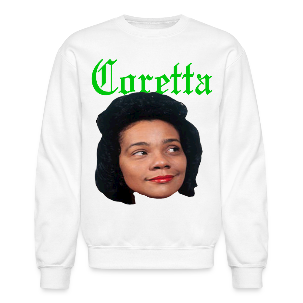 "Coretta" Coretta Scott King Tee Sweatshirt - white