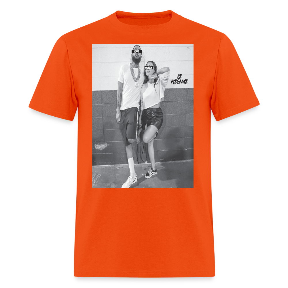 King Nip x Queen Lauren Tee - orange