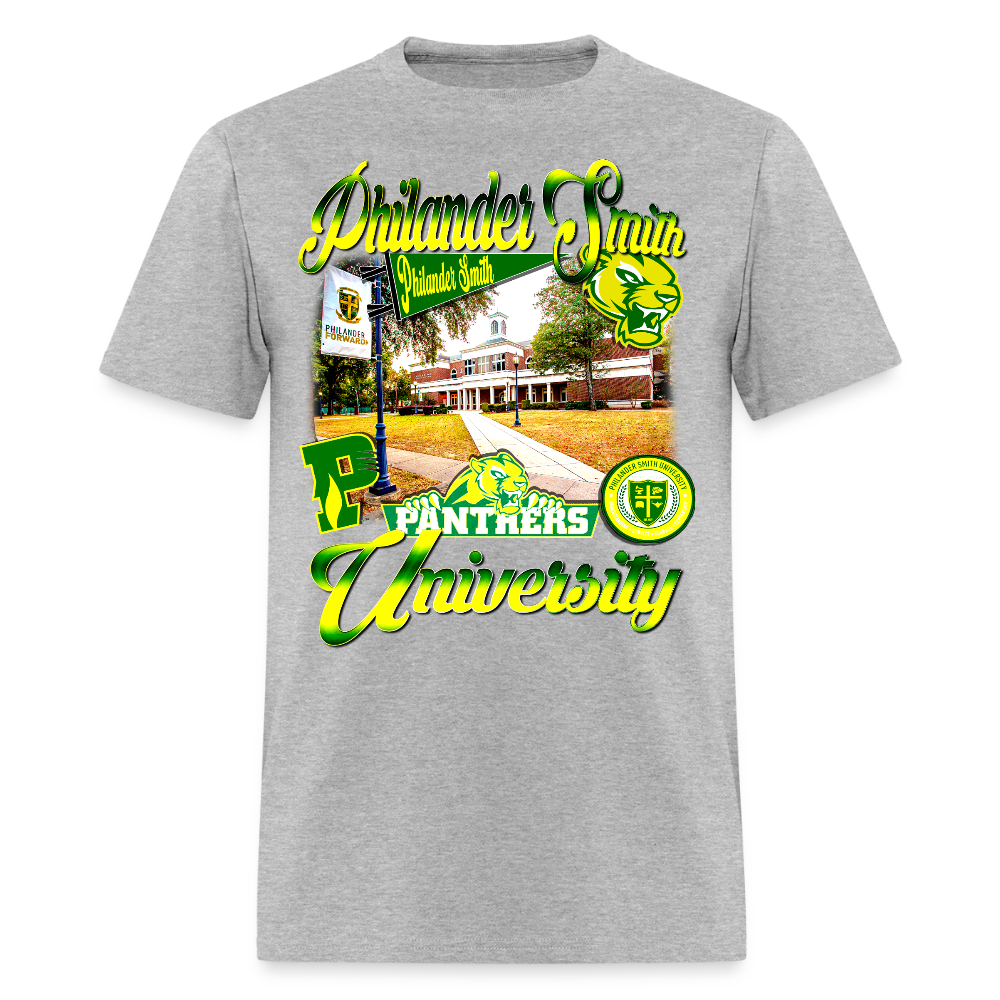 Philander Smith University Tee - heather gray