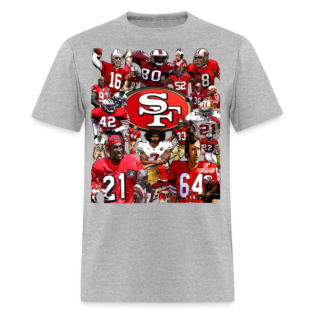 San Francisco 49ers All-Time Tee - heather gray