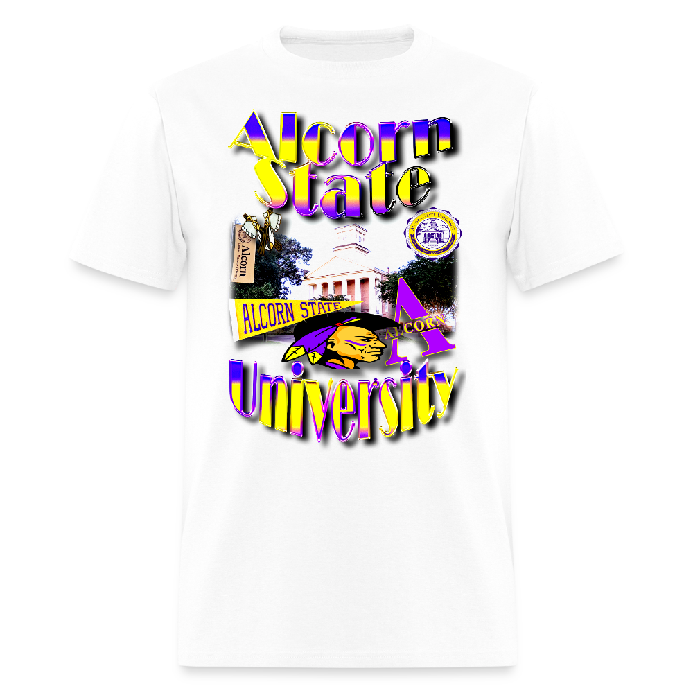 Alcorn State Tee - white