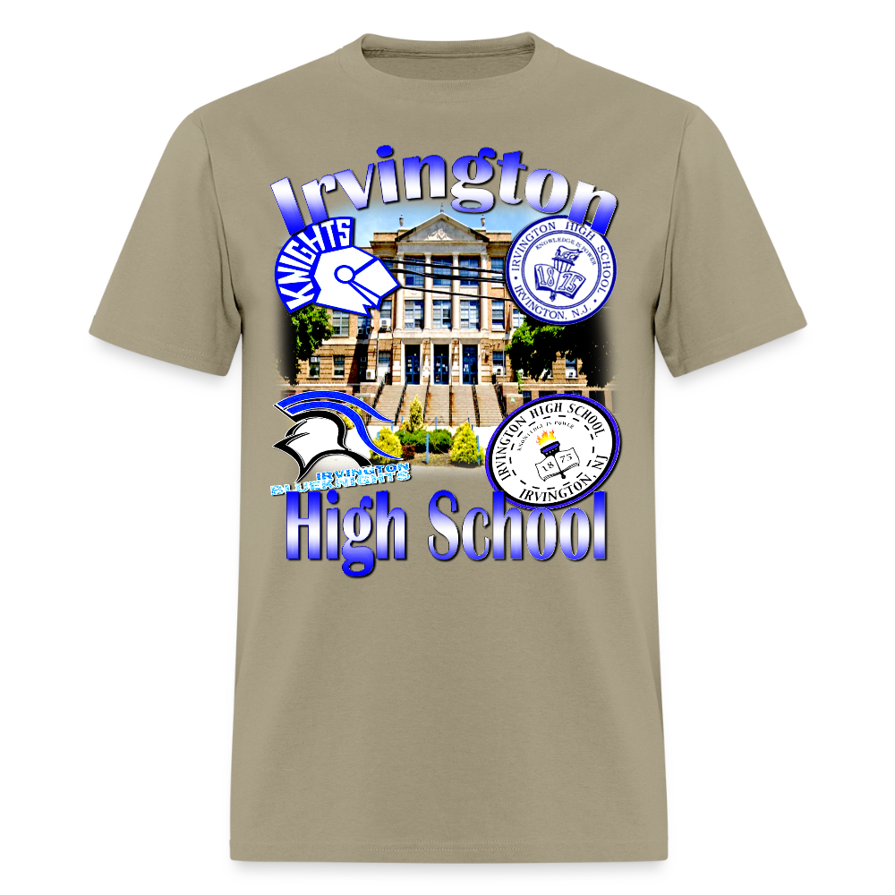 Irvington High (NJ) T-Shirt - khaki