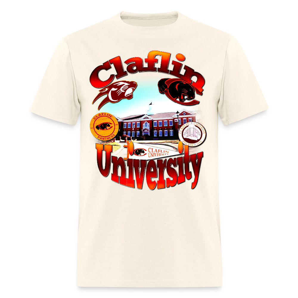 Claflin University Tee - sweet cream heather