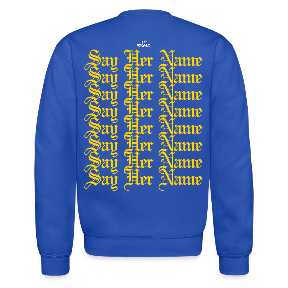 Sandra Bland x Say Her Name Sweatshirt - royal blue