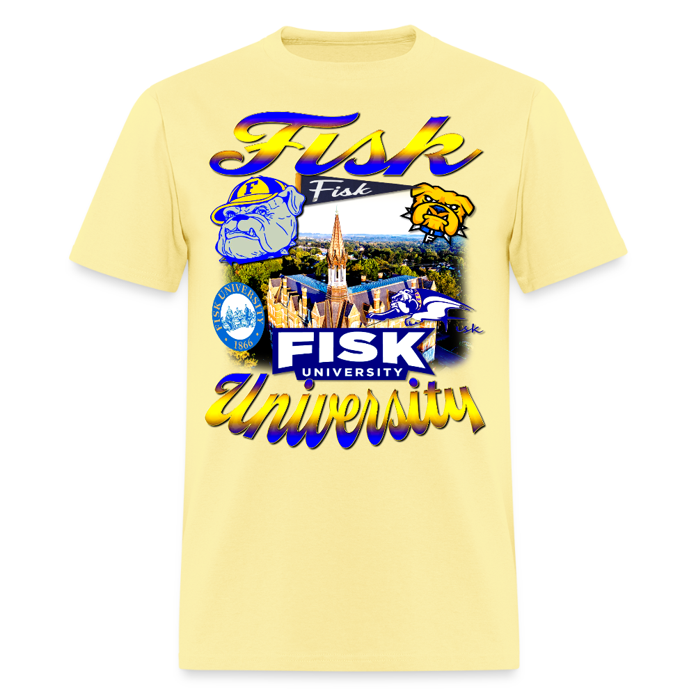 Fisk University Tee - cornsilk