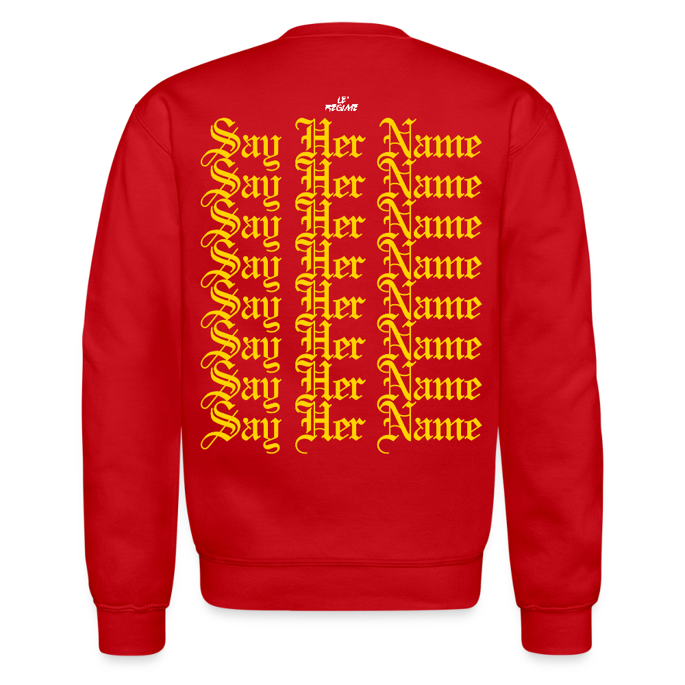 Sandra Bland x Say Her Name Sweatshirt - red