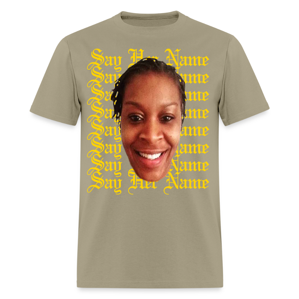 Sandra Bland x Say Her Name Tee - khaki