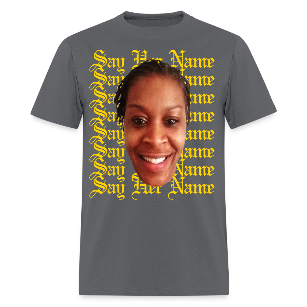 Sandra Bland x Say Her Name Tee - charcoal