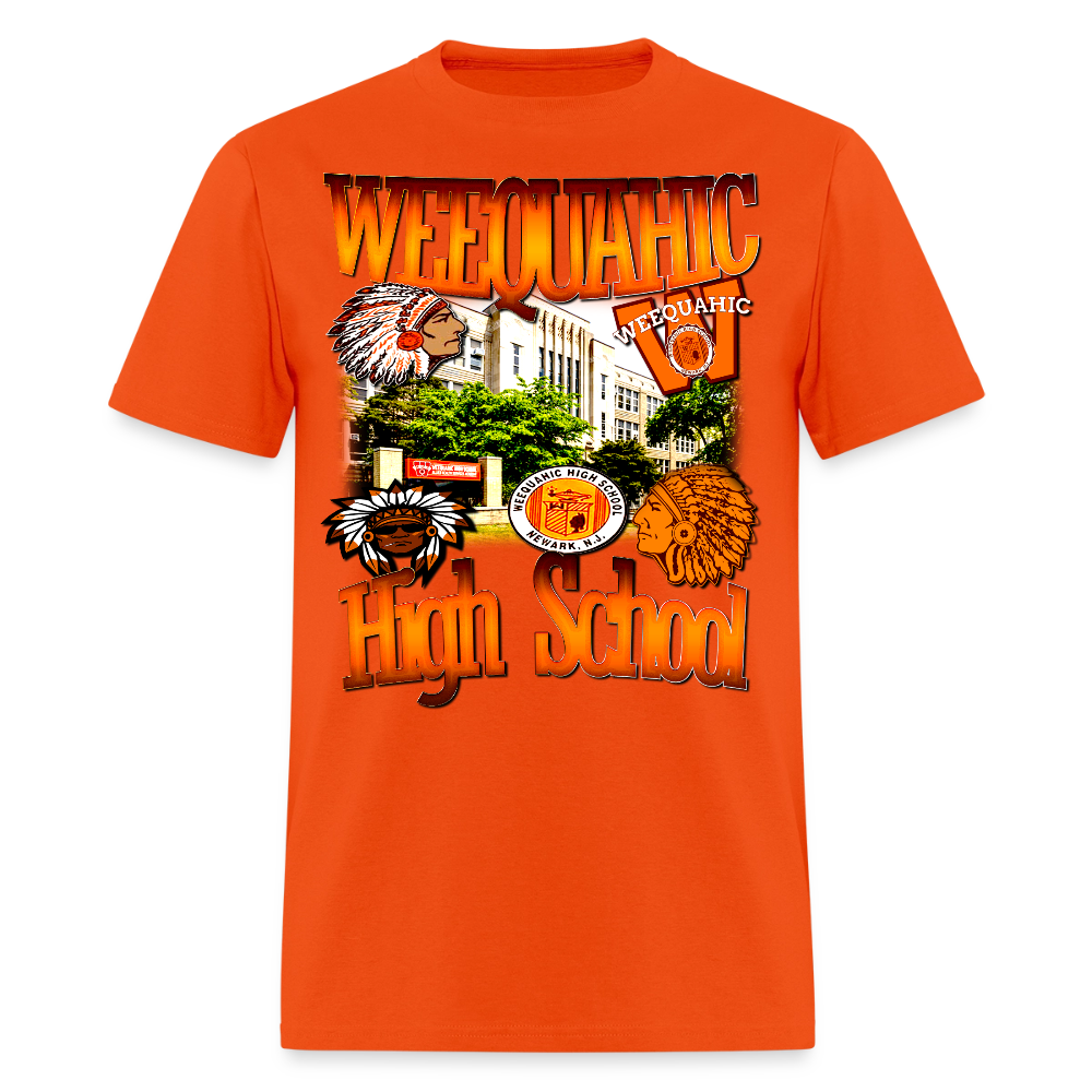 Weequahic High School T-Shirt - orange