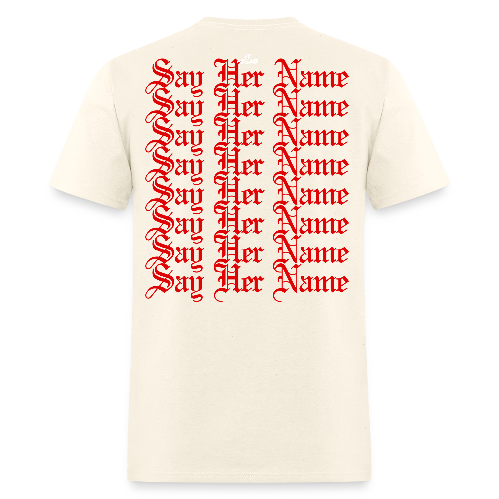 Breonna Taylor x Say Her Name Tee - sweet cream heather