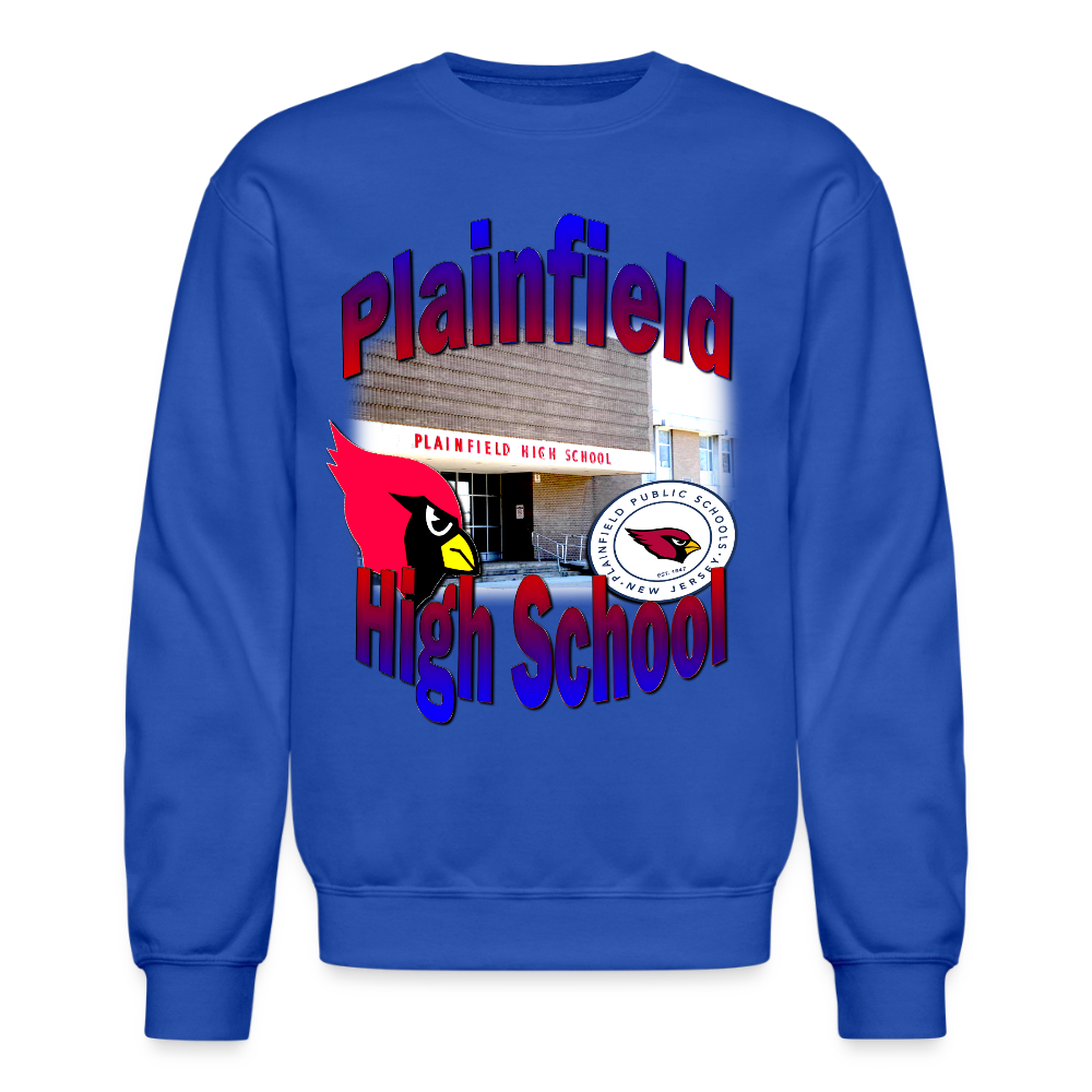 Plainfield High (NJ) Sweatshirt - royal blue