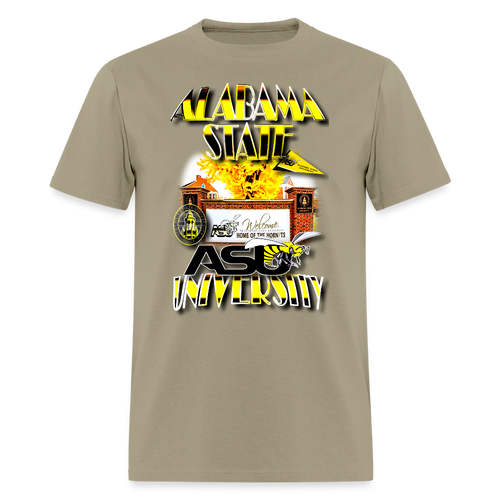 Alabama State Tee - khaki