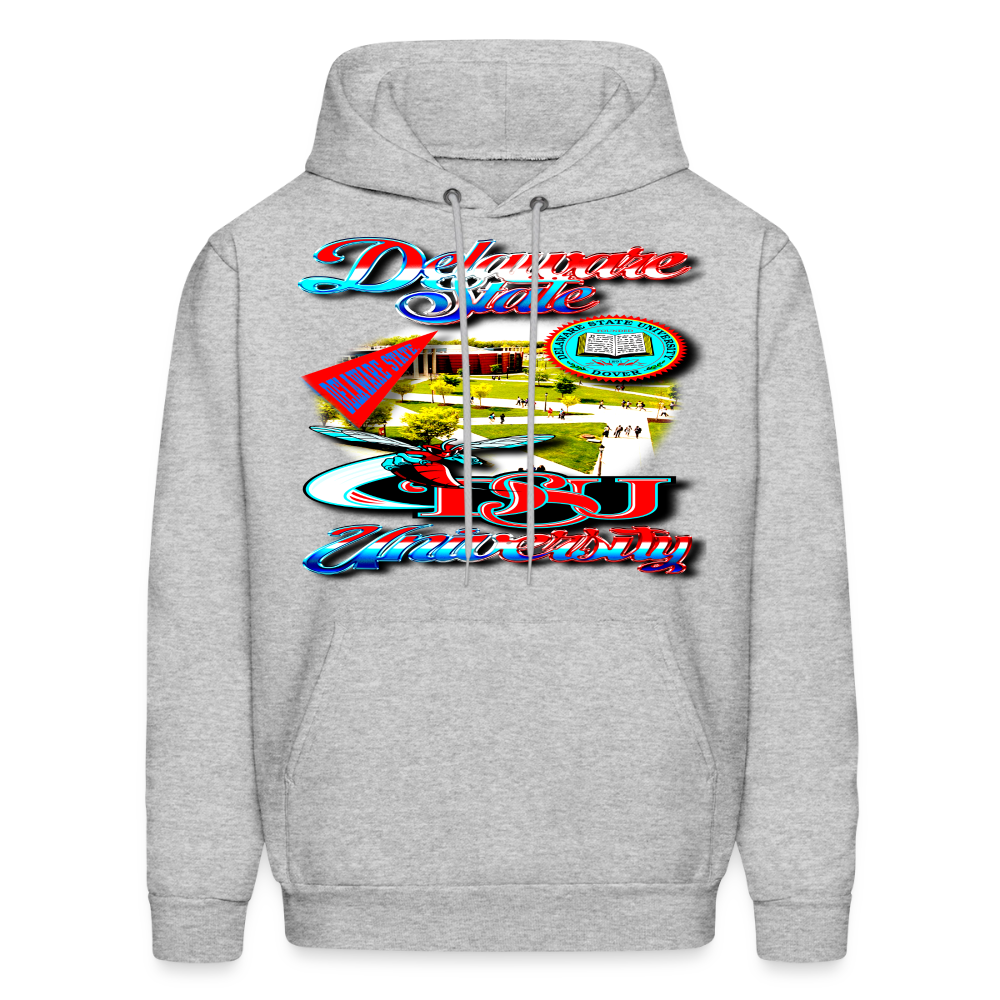 Delaware State Hoodie - heather gray