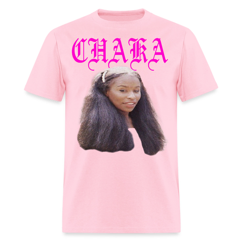 "Chaka" Chaka Khan Tee - pink