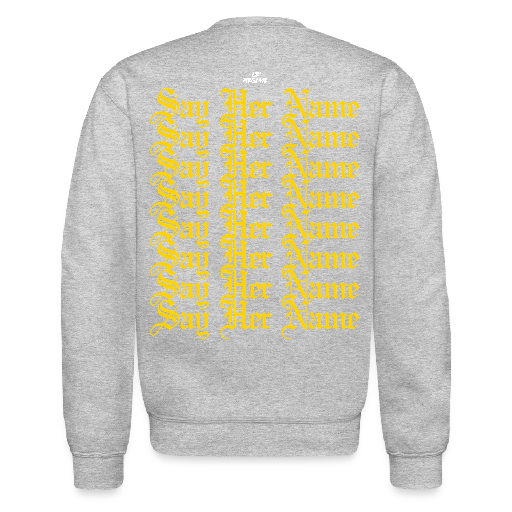 Sandra Bland x Say Her Name Sweatshirt - heather gray