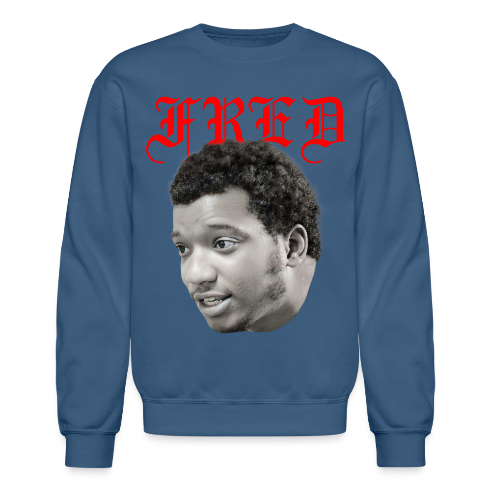 "Fred" Fred Hampton Sweatshirt - indigo blue