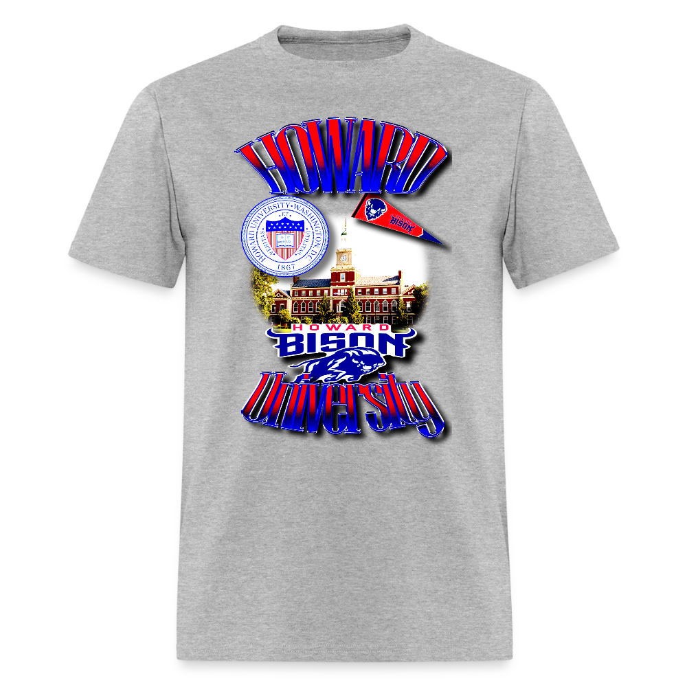 Howard University Tee - heather gray