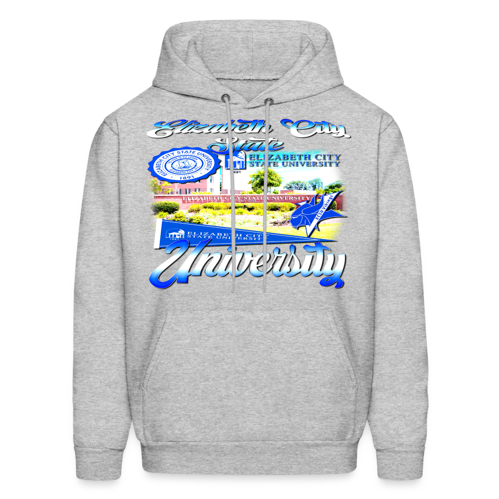 Elizabeth City State Hoodie - heather gray