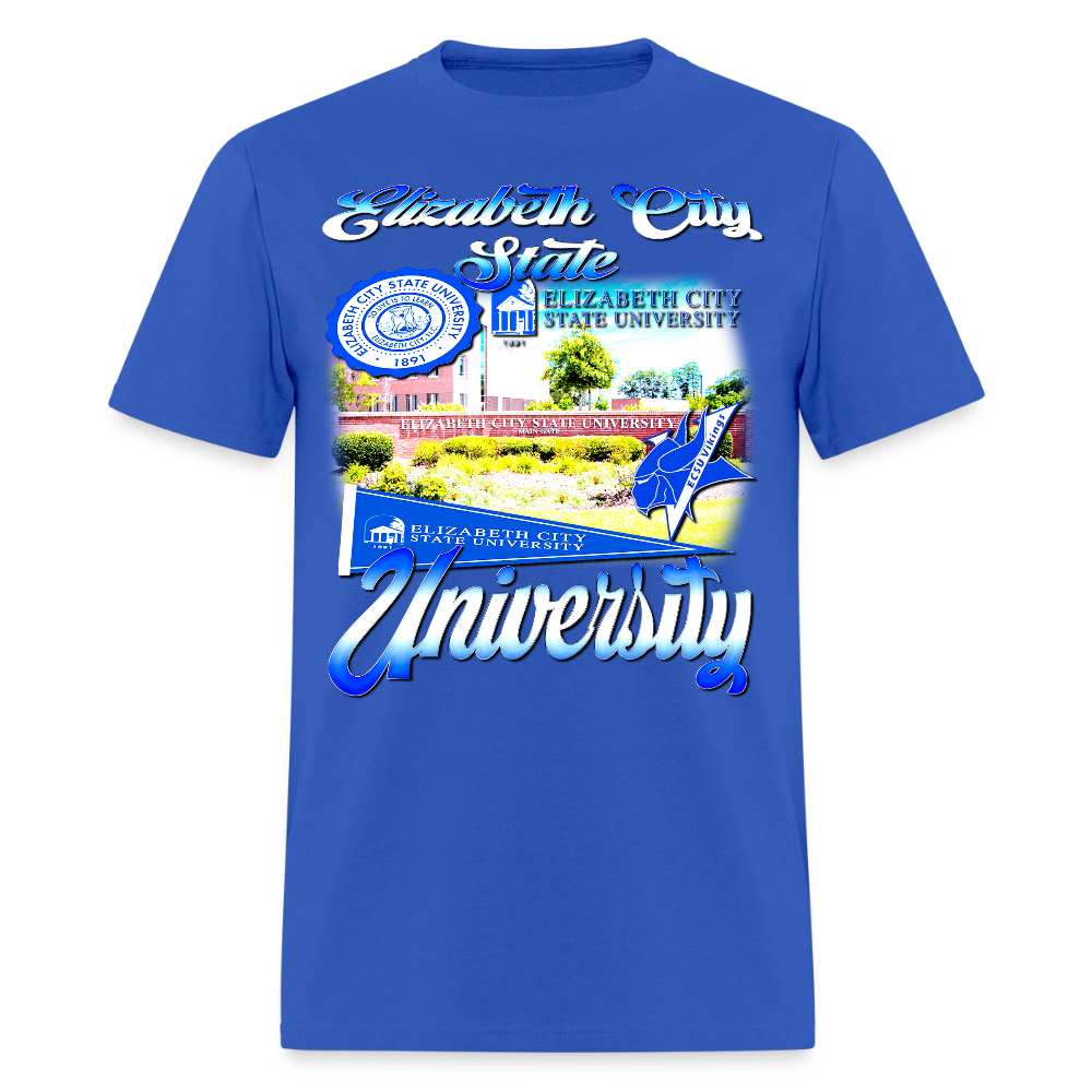 Elizabeth City State T-Shirt - royal blue
