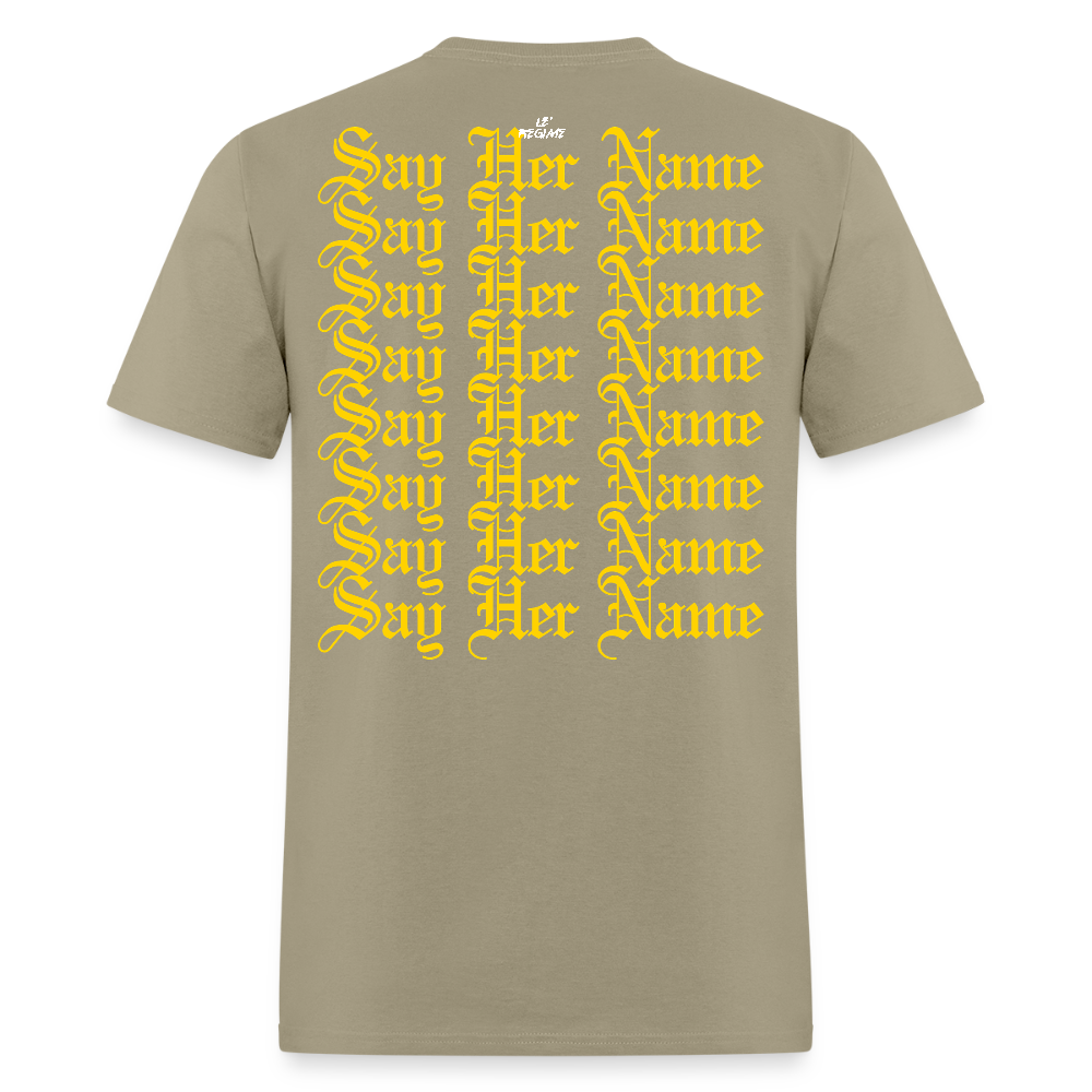 Sandra Bland x Say Her Name Tee - khaki