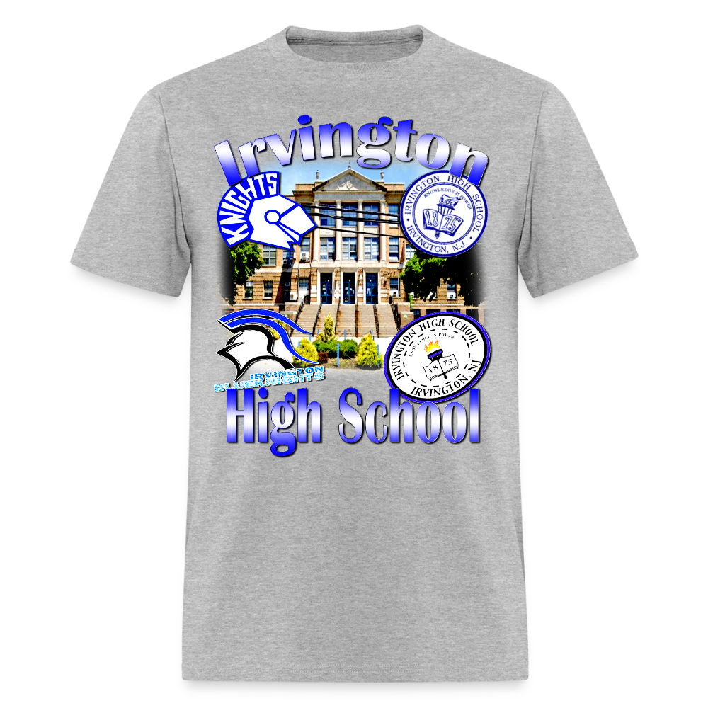 Irvington High (NJ) T-Shirt - heather gray
