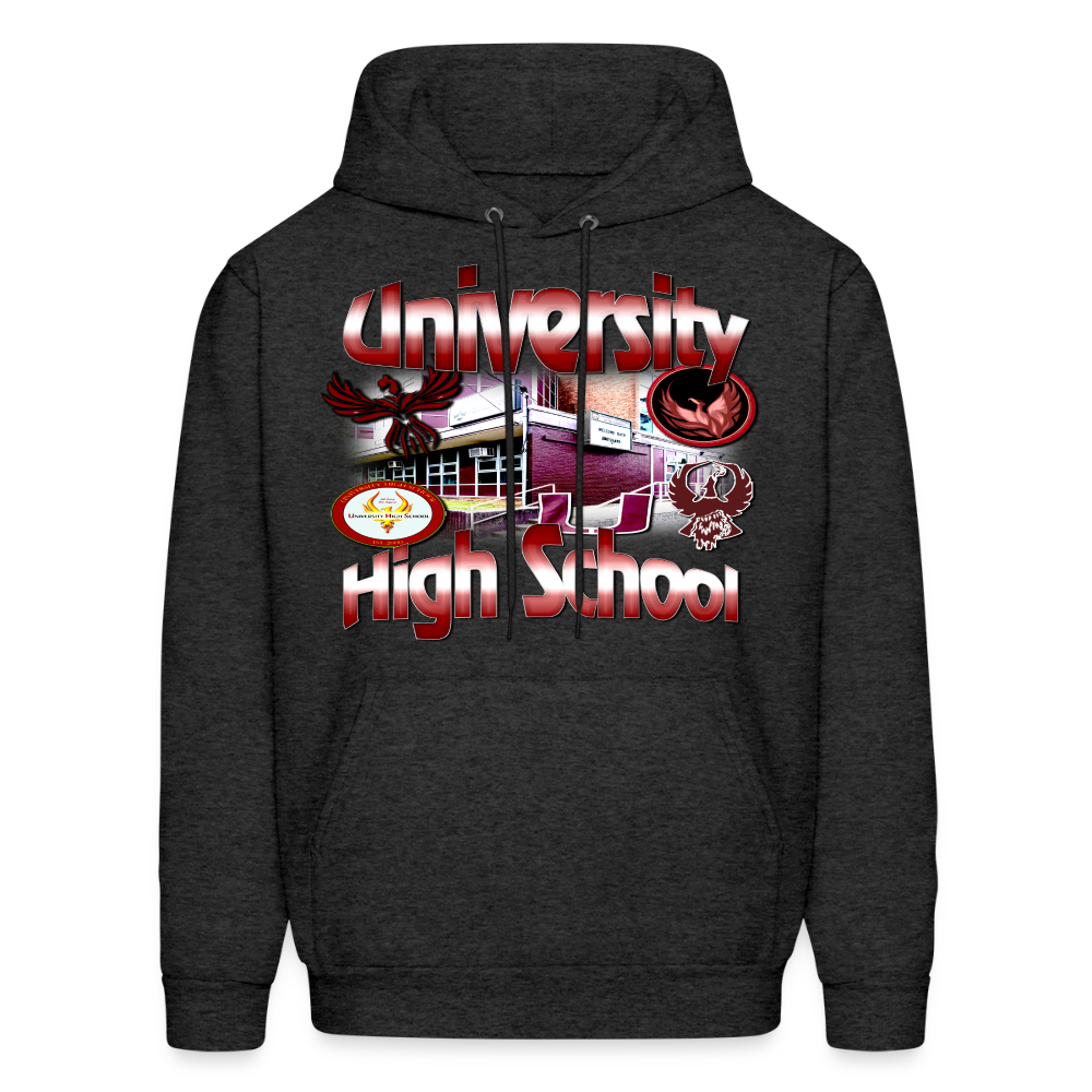 University High School Hoodie - charcoal grey