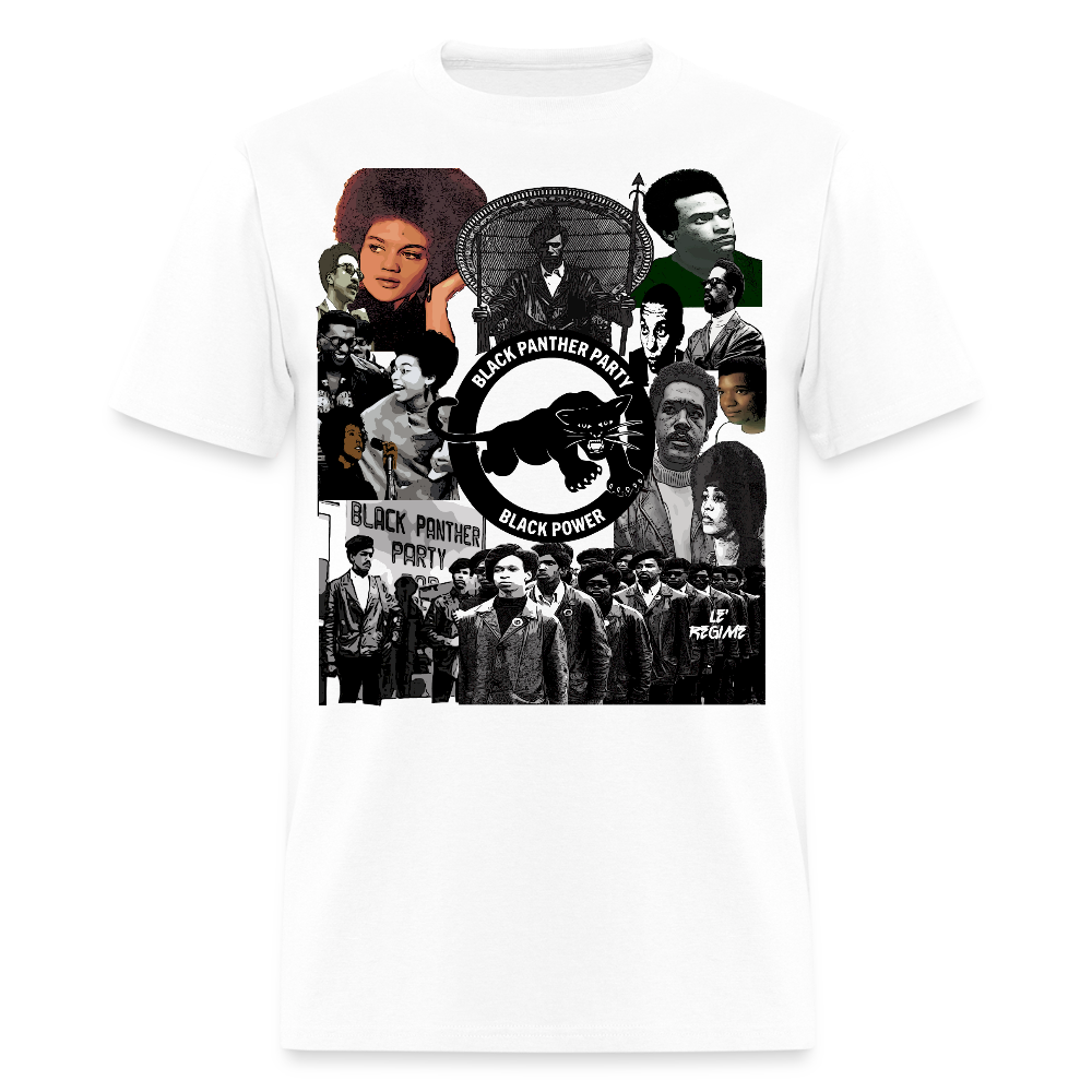 Black Panther Party Unisex Tee - white