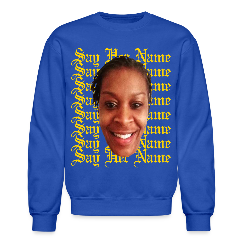 Sandra Bland x Say Her Name Sweatshirt - royal blue