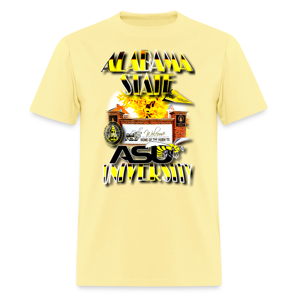 Alabama State Tee - cornsilk