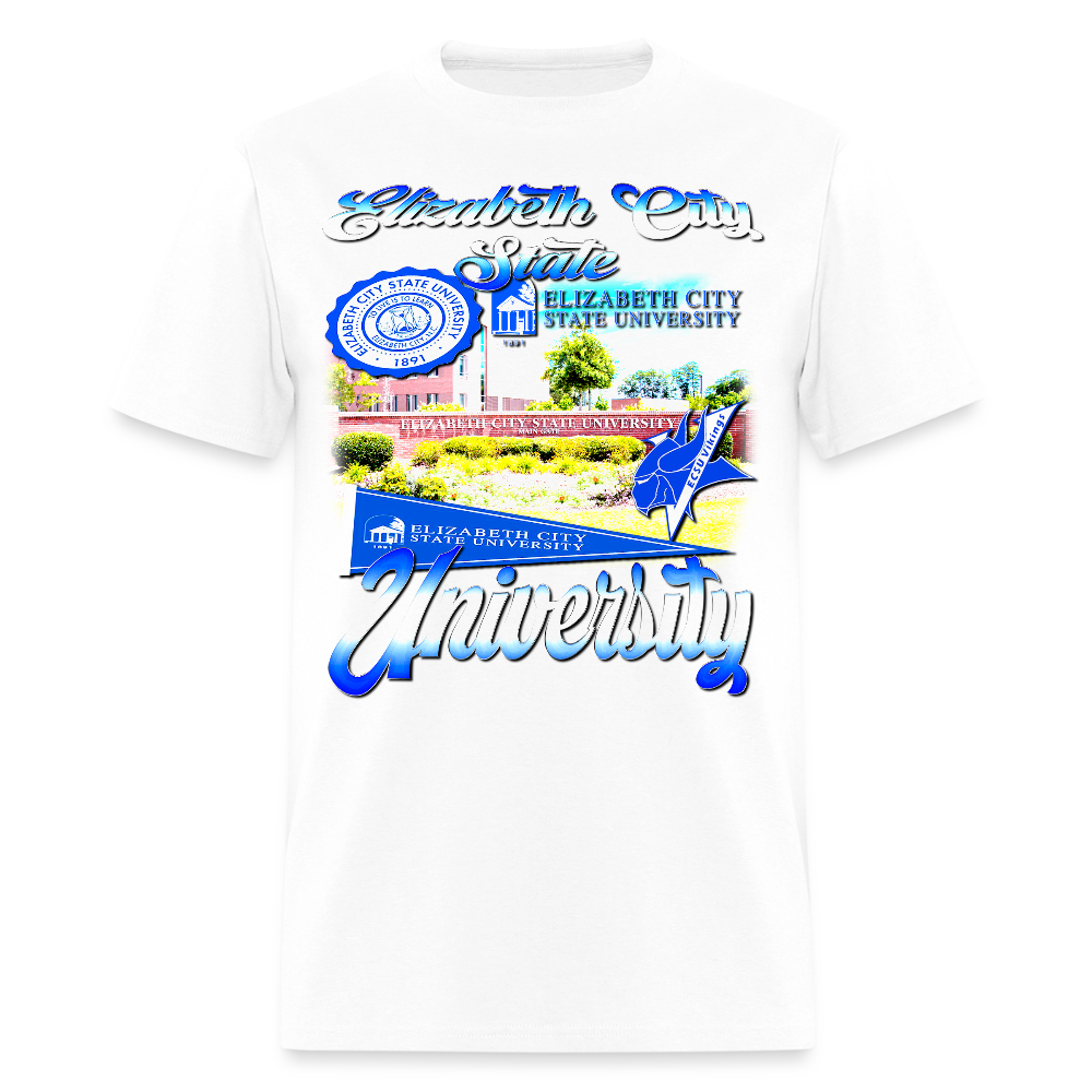 Elizabeth City State T-Shirt - white