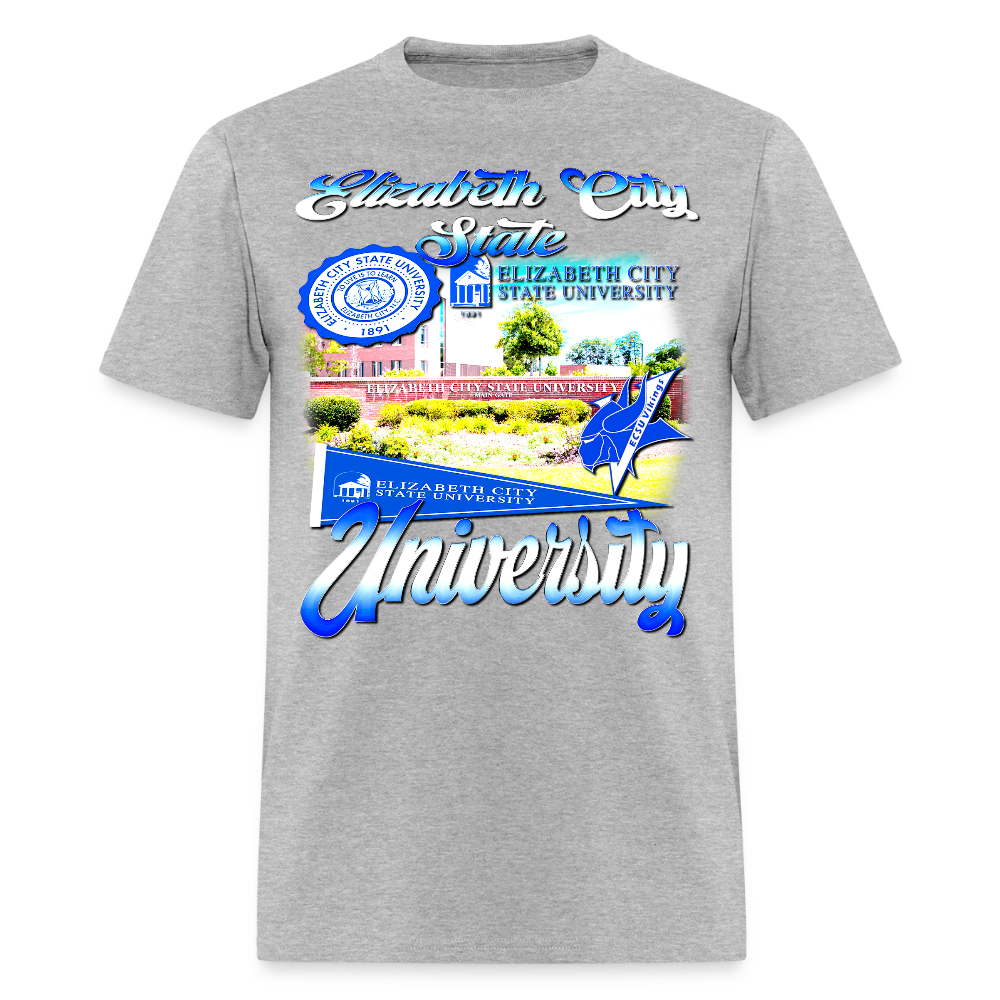 Elizabeth City State T-Shirt - heather gray