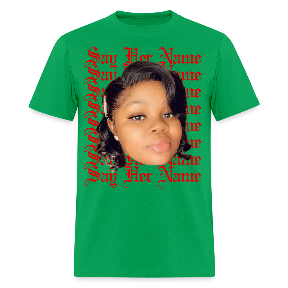 Breonna Taylor x Say Her Name Tee - bright green