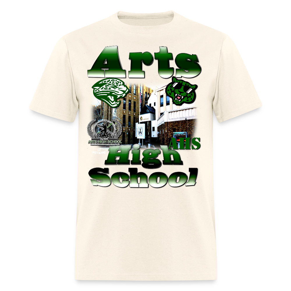 Arts High "School Spirit" Tee - sweet cream heather