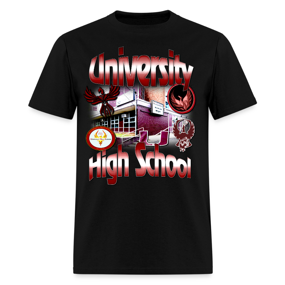 University High School T-Shirt - black
