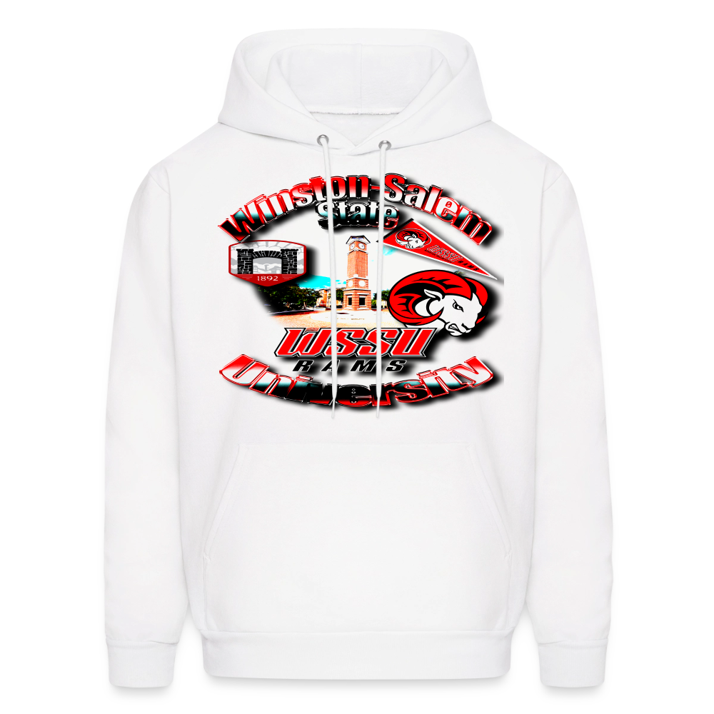 Winston-Salem State Hoodie - white