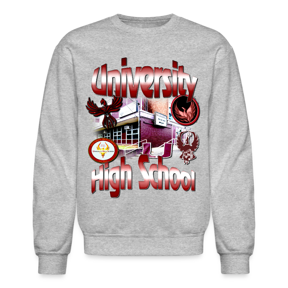 University High School Sweatshirt - heather gray
