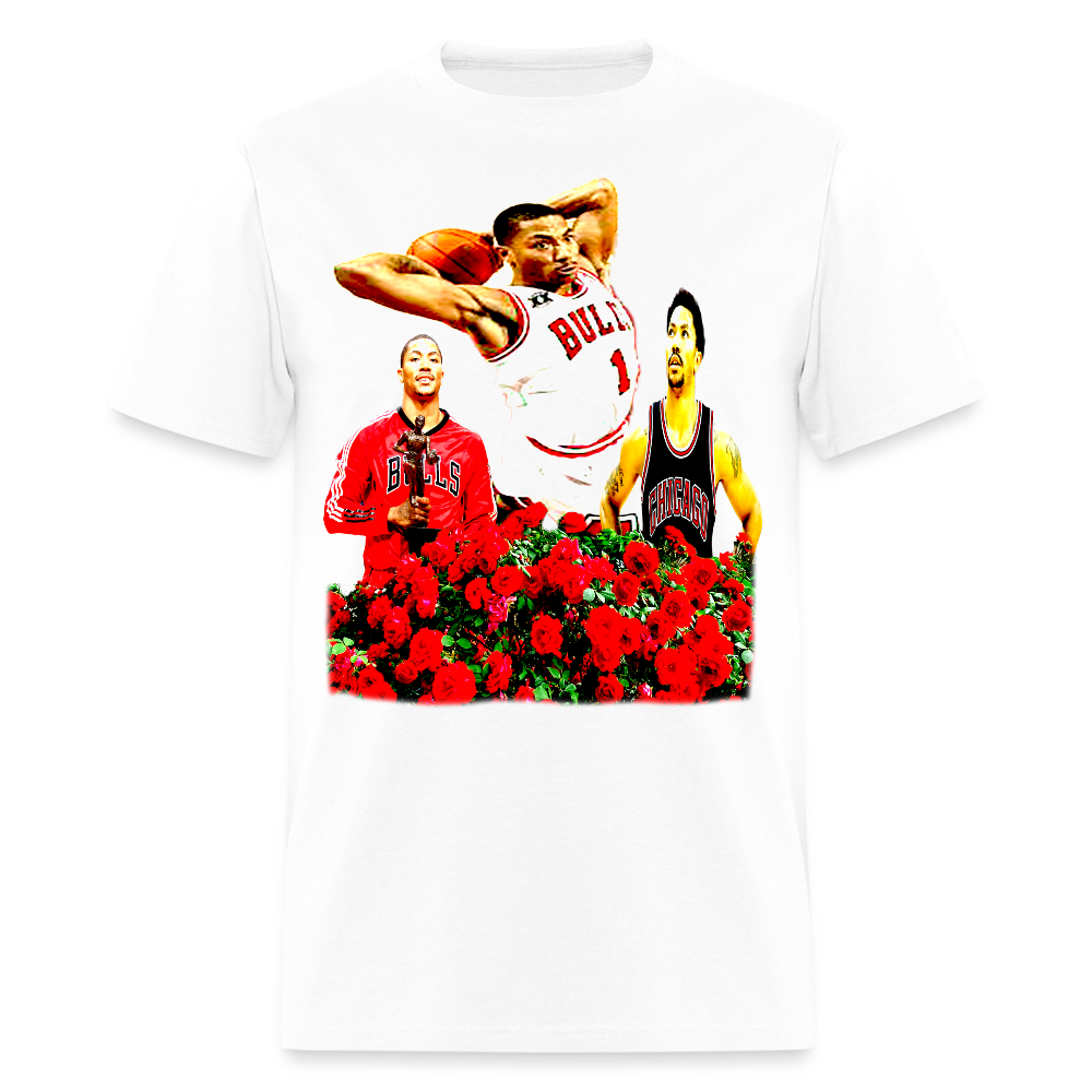 Smell The Roses Tee - white