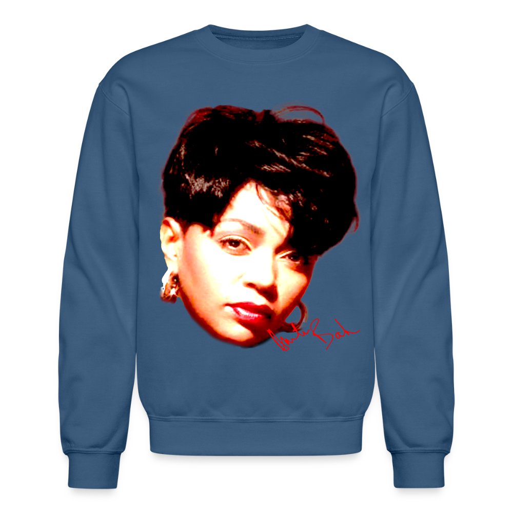 Anita Baker x Big Head Sweatshirt - indigo blue