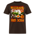 Weequahic High School T-Shirt - brown