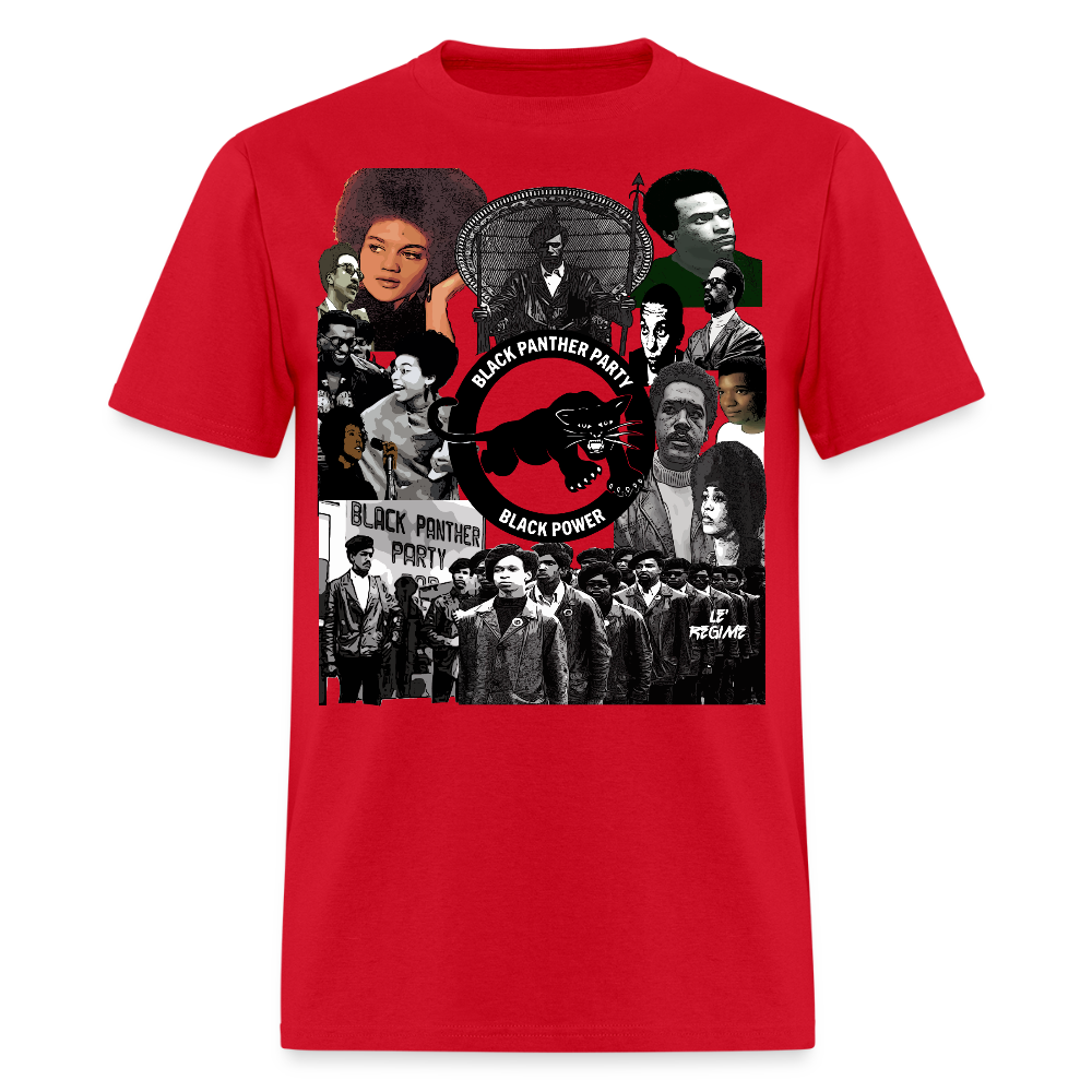 Black Panther Party Unisex Tee - red