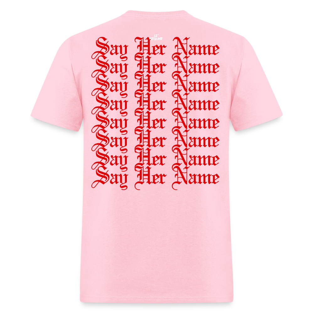 Breonna Taylor x Say Her Name Tee - pink