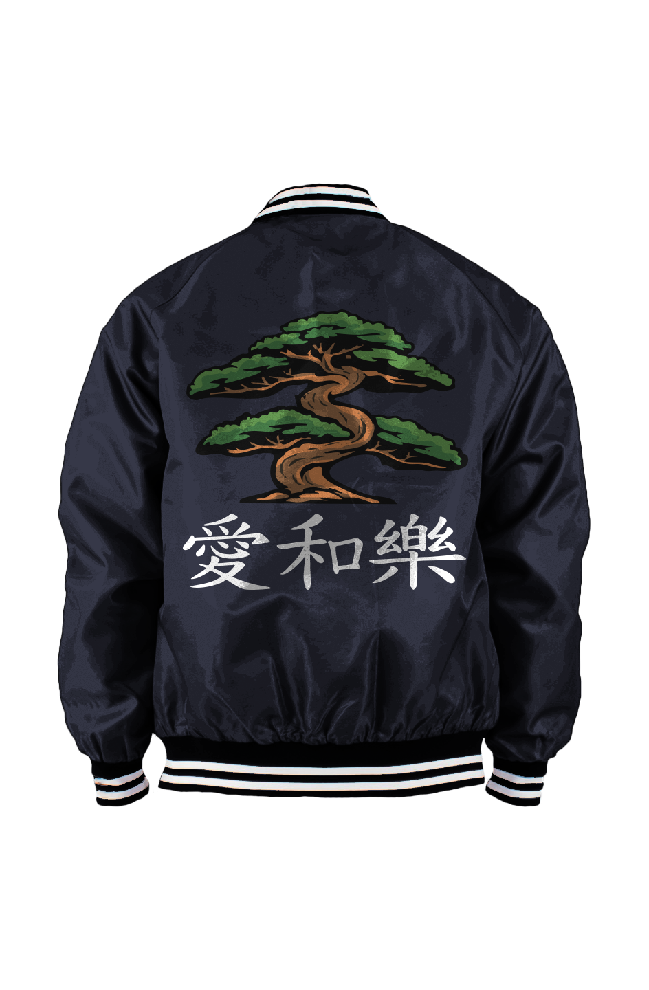 Love Peace Happiness Varsity Bomber Jacket