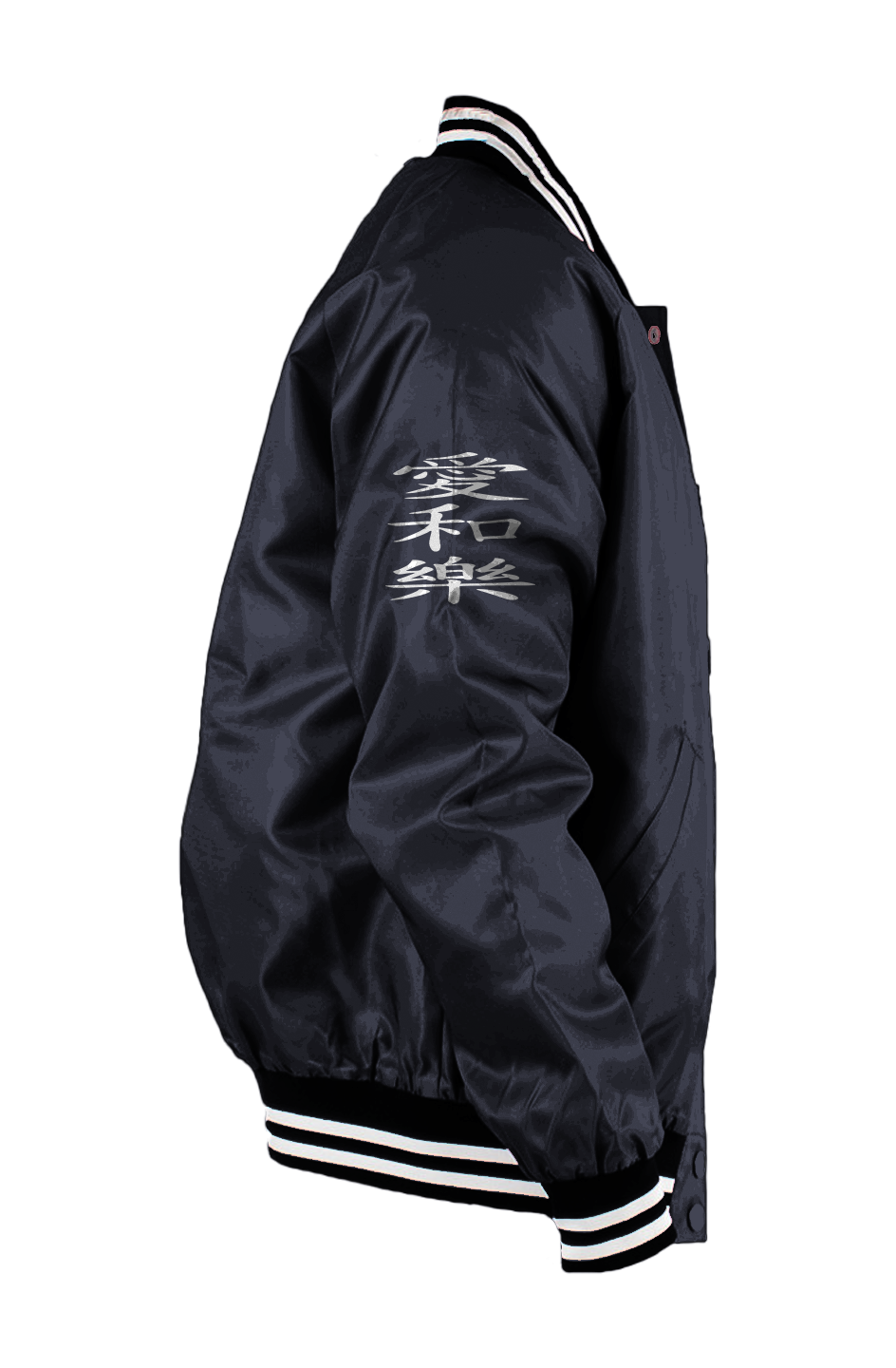 Love Peace Happiness Varsity Bomber Jacket