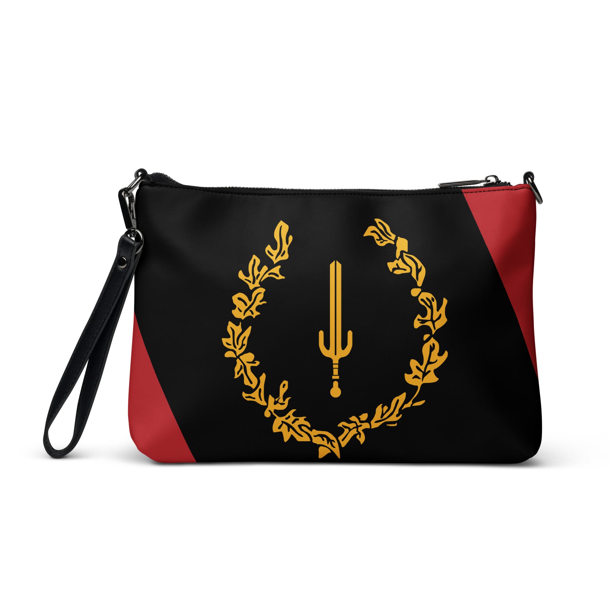 Black American Heritage Flag Crossbody Bag